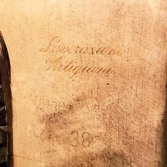 Lavorazione Artigiana open toe leather ankle boots - Picture 4 of 4